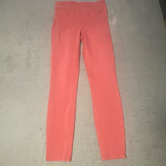 SPANX jean-ish ankle leggings size XS coral/reddish colour very good condition - Picture 4 of 7